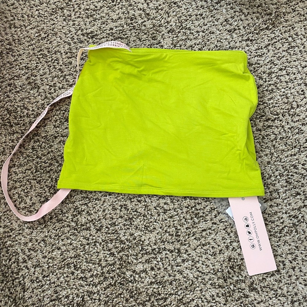 Green oh Polly mini skirt